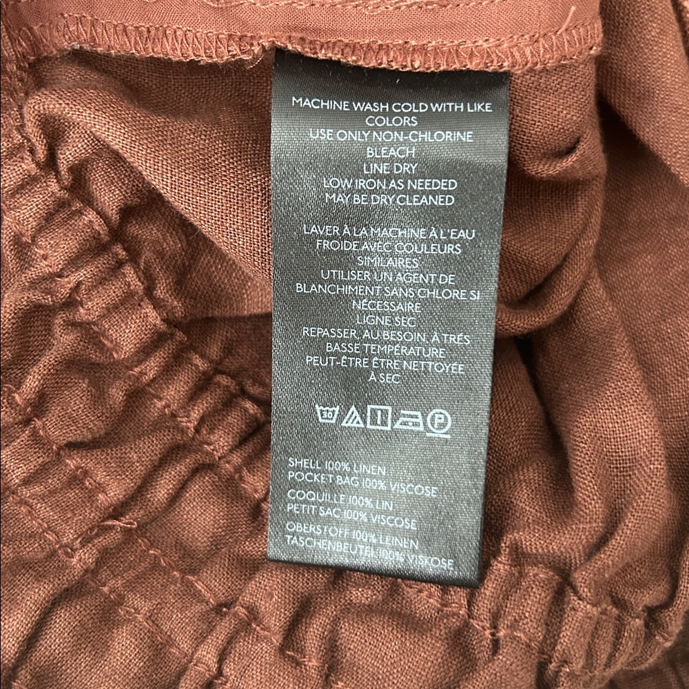 ANTHROPOLOGIE THE SOMERSET LINEN SHORTS SIZES XXSP-MP MSRP $98.00 NWT - Picture 11 of 11